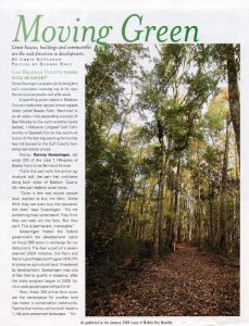 conservation community magazine article